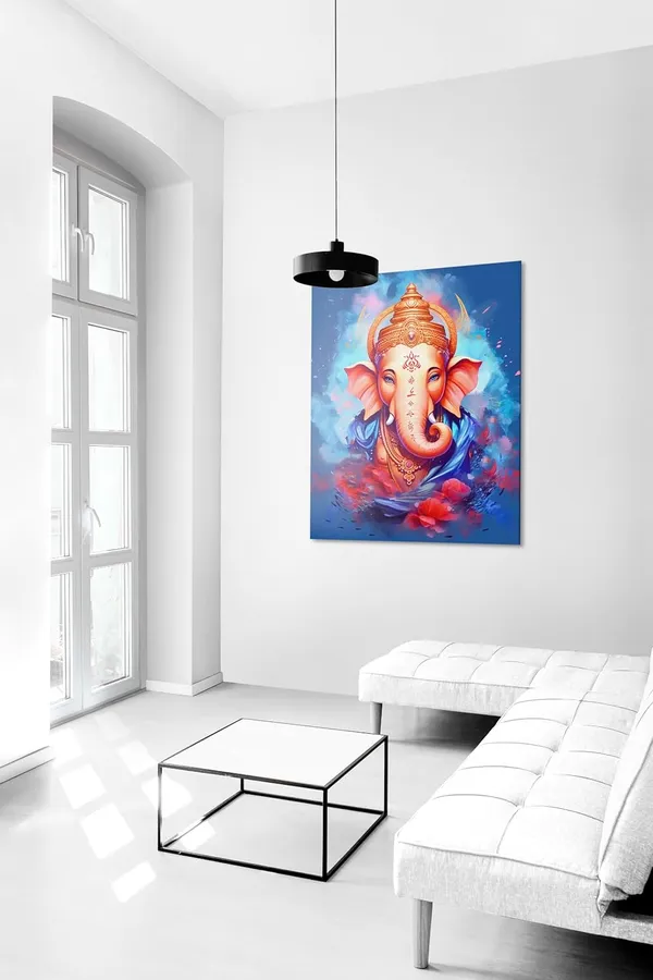 Multicolour_Ganesha_Wall_Painting_For_Wall_Decoration_Canvas_Wall_Painting_For_Home_Decor,_Living_Room,_Bedroom,_Office_Hotel_(16X22_Inch_Ch-Gn13)