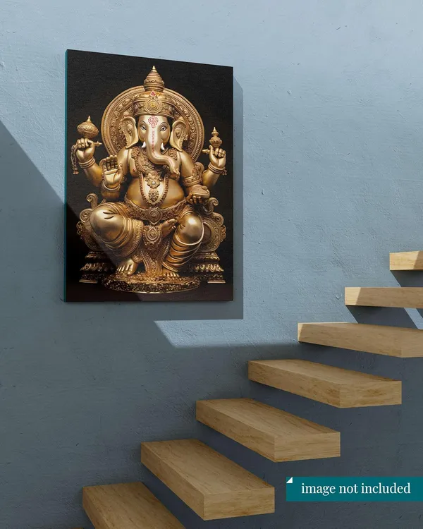 Multicolour_Ganesha_Wall_Painting_For_Wall_Decoration_Canvas_Wall_Painting_For_Home_Decor,_Living_Room,_Bedroom,_Office_Hotel_(16X22_Inch_Ch-Gn5)