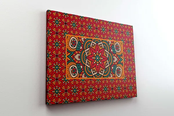 Multicolour_Mandala_Art_Painting_For_Wall_Decoration_With_Frame_Canvas_Painting_For_Living_Room_Bedroom_Home_Office_&_Hotels_(22_Inch_X_16_Inch_Ch-Mp-Ldp13)