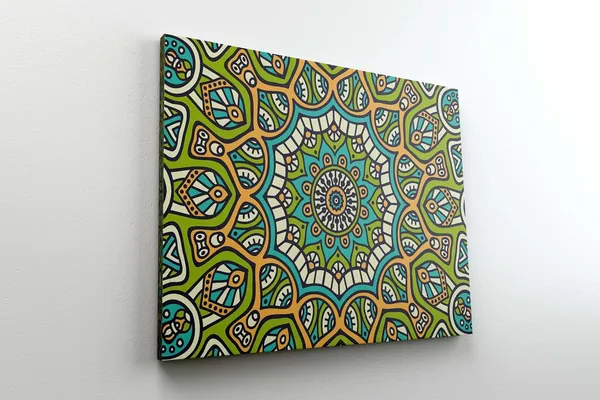 Multicolour_Mandala_Art_Painting_For_Wall_Decoration_With_Frame_Canvas_Painting_For_Living_Room_Bedroom_Home_Office_&_Hotels_(22_Inch_X_16_Inch_Ch-Mp-Ldp14)