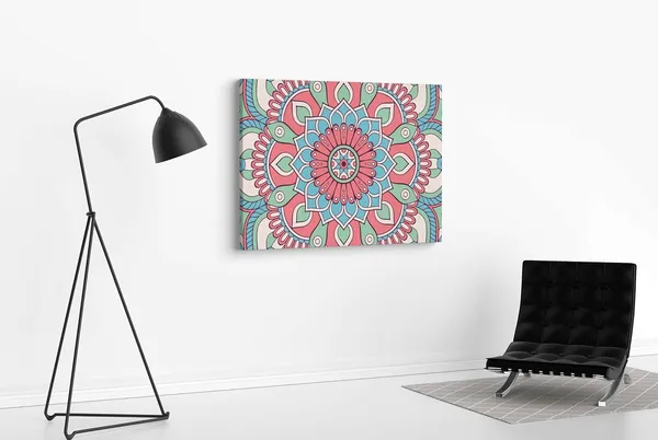 Multicolour_Mandala_Art_Painting_For_Wall_Decoration_With_Frame_Canvas_Painting_For_Living_Room_Bedroom_Home_Office_&_Hotels_(22_Inch_X_16_Inch_Ch-Mp-Ldp6)