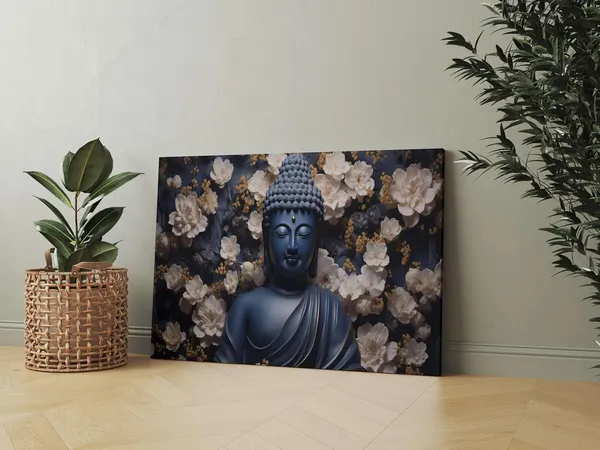 Multicolour_Buddha_Paintings_For_Wall_Decoration_With_Frame_Canvas_Painting_For_Living_Room_Bedroom_Home_Office_&_Hotels_(22_Inch_X_16_Inch_Ch-Bd-Ldp1)