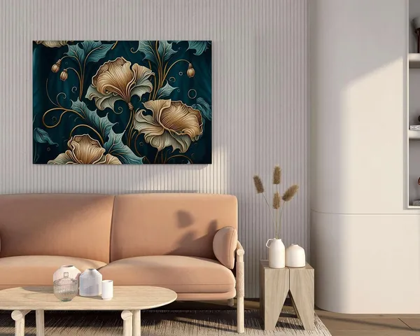 Multicolour_Flower_Paintings_For_Wall_Decoration_With_Frame_Canvas_Painting_For_Living_Room_Bedroom_Home_Office_&_Hotels_(22_Inch_X_16_Inch_Ch-Flw-Ldp10)