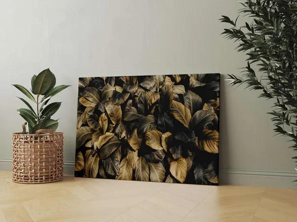 Multicolour_Flower_Paintings_For_Wall_Decoration_With_Frame_Canvas_Painting_For_Living_Room_Bedroom_Home_Office_&_Hotels_(22_Inch_X_16_Inch_Ch-Flw-Ldp25)