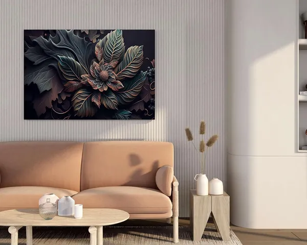 Multicolour_Flower_Paintings_For_Wall_Decoration_With_Frame_Canvas_Painting_For_Living_Room_Bedroom_Home_Office_&_Hotels_(22_Inch_X_16_Inch_Ch-Flw-Ldp32)