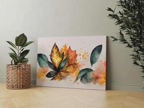 Multicolour_Flower_Paintings_For_Wall_Decoration_With_Frame_Canvas_Painting_For_Living_Room_Bedroom_Home_Office_&_Hotels_(22_Inch_X_16_Inch_Ch-Flw-Ldp33)