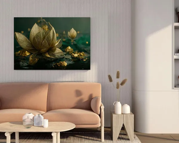 Multicolour_Flower_Paintings_For_Wall_Decoration_With_Frame_Canvas_Painting_For_Living_Room_Bedroom_Home_Office_&_Hotels_(22_Inch_X_16_Inch_Ch-Flw-Ldp34)