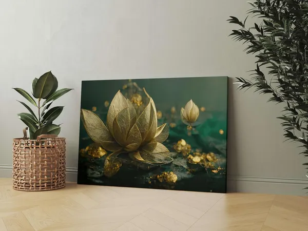 Multicolour_Flower_Paintings_For_Wall_Decoration_With_Frame_Canvas_Painting_For_Living_Room_Bedroom_Home_Office_&_Hotels_(22_Inch_X_16_Inch_Ch-Flw-Ldp34)