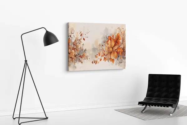 Multicolour_Flower_Paintings_For_Wall_Decoration_With_Frame_Canvas_Painting_For_Living_Room_Bedroom_Home_Office_&_Hotels_(22_Inch_X_16_Inch_Ch-Flw-Ldp37)