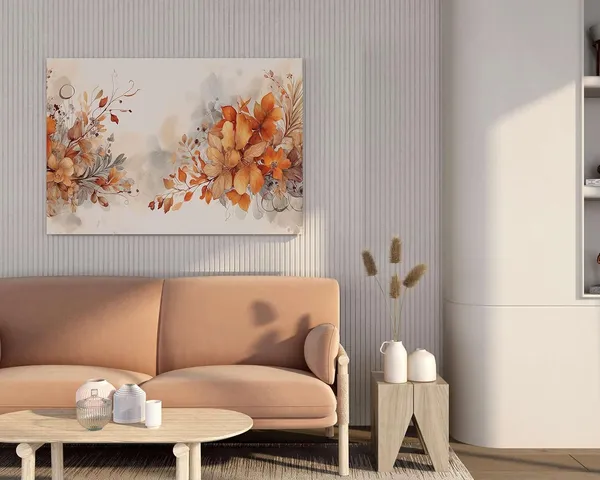 Multicolour_Flower_Paintings_For_Wall_Decoration_With_Frame_Canvas_Painting_For_Living_Room_Bedroom_Home_Office_&_Hotels_(22_Inch_X_16_Inch_Ch-Flw-Ldp37)