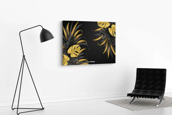 Multicolour_Flower_Paintings_For_Wall_Decoration_With_Frame_Canvas_Painting_For_Living_Room_Bedroom_Home_Office_&_Hotels_(22_Inch_X_16_Inch_Ch-Flw-Ldp39)