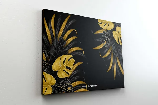 Multicolour_Flower_Paintings_For_Wall_Decoration_With_Frame_Canvas_Painting_For_Living_Room_Bedroom_Home_Office_&_Hotels_(22_Inch_X_16_Inch_Ch-Flw-Ldp39)