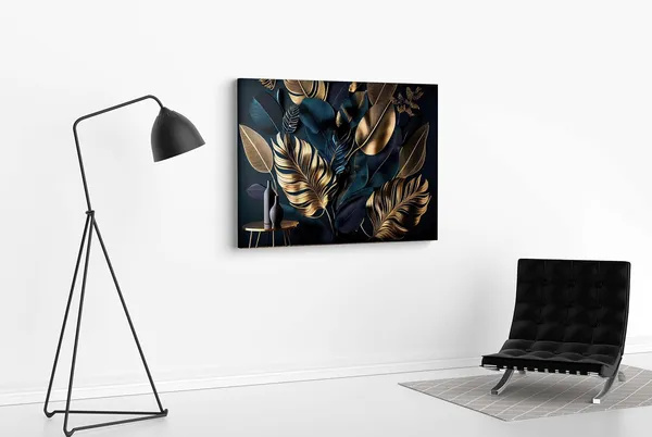 Multicolour_Flower_Paintings_For_Wall_Decoration_With_Frame_Canvas_Painting_For_Living_Room_Bedroom_Home_Office_&_Hotels_(22_Inch_X_16_Inch_Ch-Flw-Ldp42)