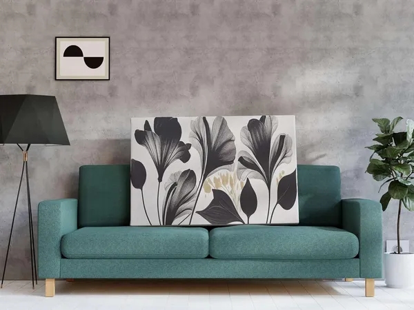 Multicolour_Flower_Paintings_For_Wall_Decoration_With_Frame_Canvas_Painting_For_Living_Room_Bedroom_Home_Office_&_Hotels_(22_Inch_X_16_Inch_Ch-Flw-Ldp53)