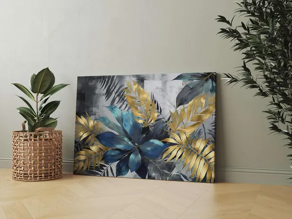 Multicolour_Flower_Paintings_For_Wall_Decoration_With_Frame_Canvas_Painting_For_Living_Room_Bedroom_Home_Office_&_Hotels_(22_Inch_X_16_Inch_Ch-Flw-Ldp61)