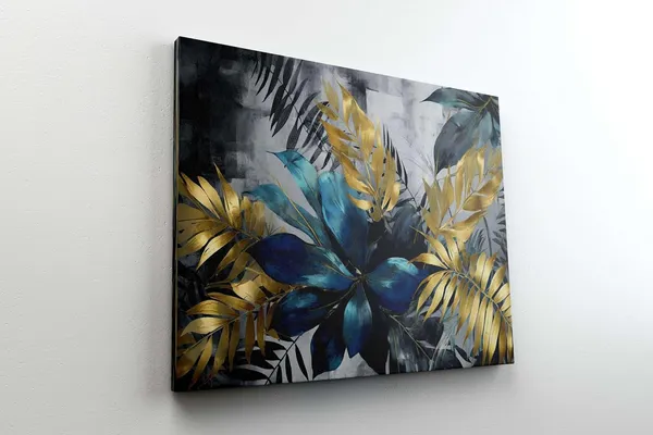 Multicolour_Flower_Paintings_For_Wall_Decoration_With_Frame_Canvas_Painting_For_Living_Room_Bedroom_Home_Office_&_Hotels_(22_Inch_X_16_Inch_Ch-Flw-Ldp61)