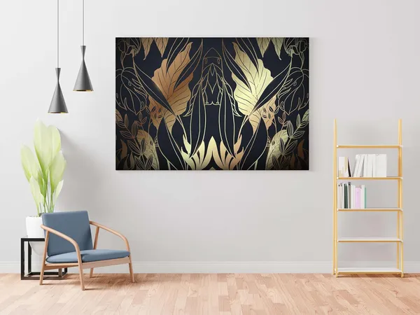 Multicolour_Flower_Paintings_For_Wall_Decoration_With_Frame_Canvas_Painting_For_Living_Room_Bedroom_Home_Office_&_Hotels_(22_Inch_X_16_Inch_Ch-Flw-Ldp70)