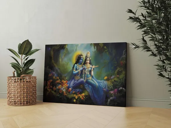 Multicolour_Radha_Krishna_Paintings_For_Wall_Decoration_With_Frame_Canvas_Painting_For_Living_Room_Bedroom_Home_Office_&_Hotels_(22_Inch_X_16_Inch_Ch-Rk-Ldp18)