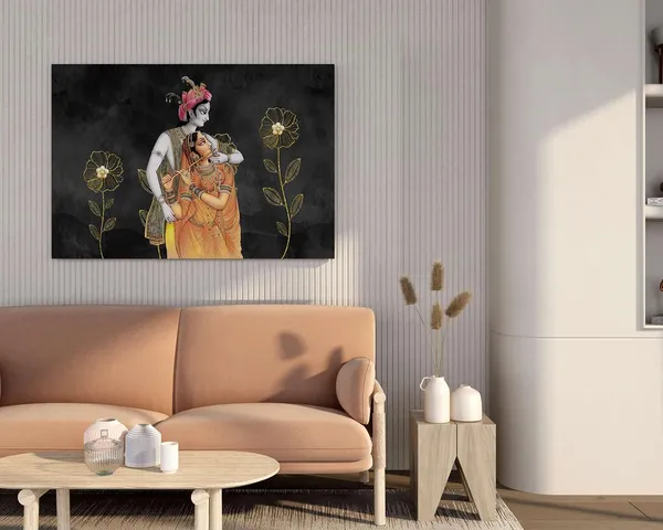 Multicolour_Radha_Krishna_Paintings_For_Wall_Decoration_With_Frame_Canvas_Painting_For_Living_Room_Bedroom_Home_Office_&_Hotels_(22_Inch_X_16_Inch_Ch-Rk-Ldp23)