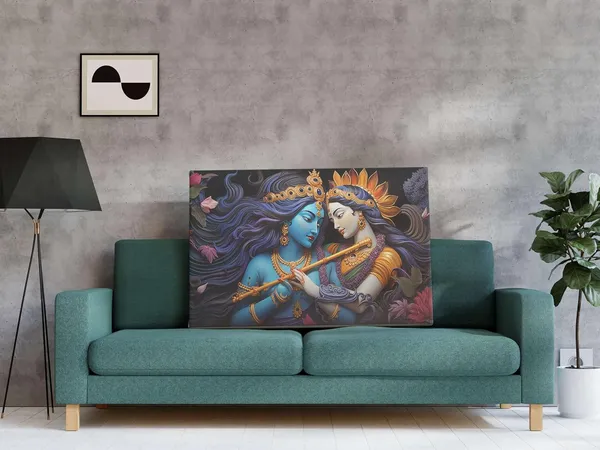 Multicolour_Radha_Krishna_Paintings_For_Wall_Decoration_With_Frame_Canvas_Painting_For_Living_Room_Bedroom_Home_Office_&_Hotels_(22_Inch_X_16_Inch_Ch-Rk-Ldp2)