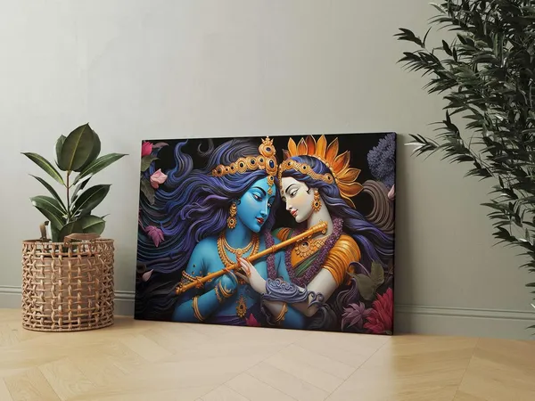 Multicolour_Radha_Krishna_Paintings_For_Wall_Decoration_With_Frame_Canvas_Painting_For_Living_Room_Bedroom_Home_Office_&_Hotels_(22_Inch_X_16_Inch_Ch-Rk-Ldp2)