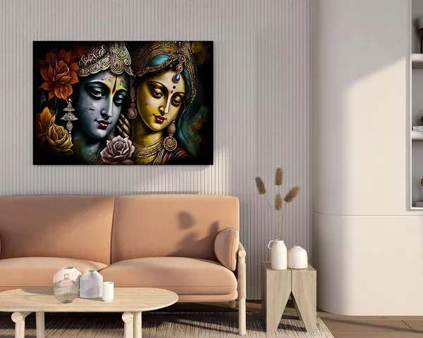 Multicolour_Radha_Krishna_Paintings_For_Wall_Decoration_With_Frame_Canvas_Painting_For_Living_Room_Bedroom_Home_Office_&_Hotels_(22_Inch_X_16_Inch_Ch-Rk-Ldp4)
