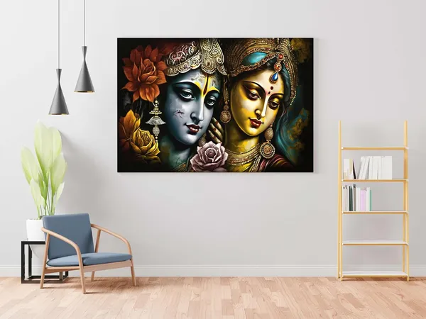 Multicolour_Radha_Krishna_Paintings_For_Wall_Decoration_With_Frame_Canvas_Painting_For_Living_Room_Bedroom_Home_Office_&_Hotels_(22_Inch_X_16_Inch_Ch-Rk-Ldp4)