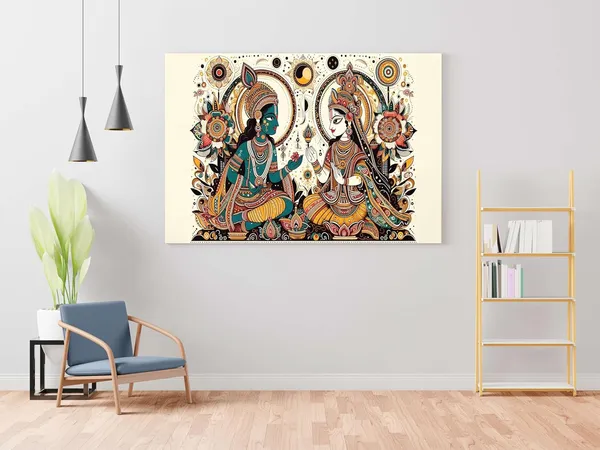 Multicolour_Radha_Krishna_Paintings_For_Wall_Decoration_With_Frame_Canvas_Painting_For_Living_Room_Bedroom_Home_Office_&_Hotels_(22_Inch_X_16_Inch_Ch-Rk-Ldp9)
