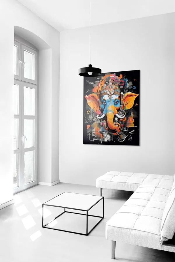 Multicolour_Ganesha_Wall_Painting_For_Wall_Decoration_Canvas_Wall_Painting_For_Home_Decor,_Living_Room,_Bedroom,_Office_Hotel_(22X34_Inch_Ch-Gn2)