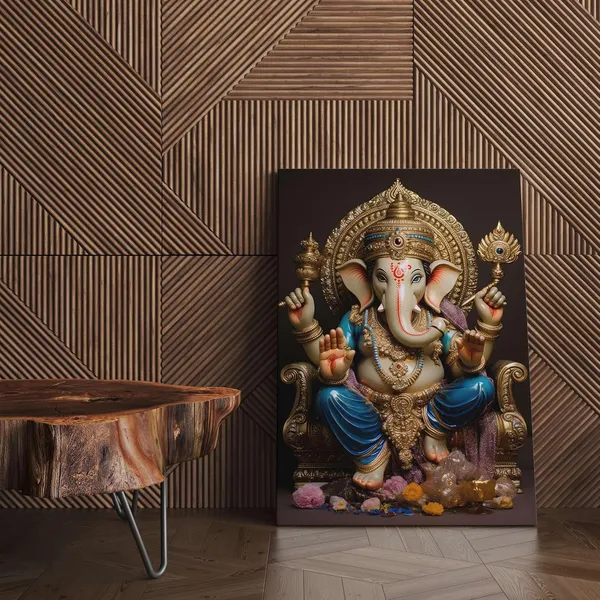 Multicolour_Ganesha_Wall_Painting_For_Wall_Decoration_Canvas_Wall_Painting_For_Home_Decor,_Living_Room,_Bedroom,_Office_Hotel_(22X34_Inch_Ch-Gn6)