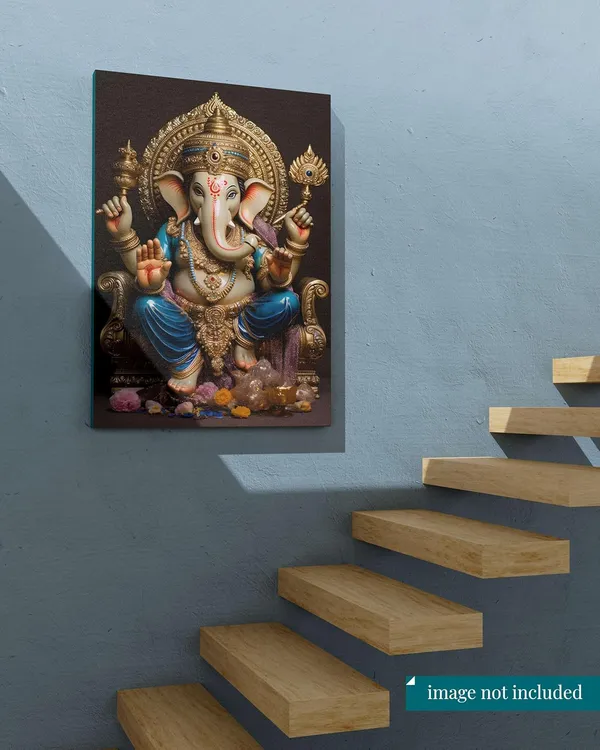 Multicolour_Ganesha_Wall_Painting_For_Wall_Decoration_Canvas_Wall_Painting_For_Home_Decor,_Living_Room,_Bedroom,_Office_Hotel_(22X34_Inch_Ch-Gn6)