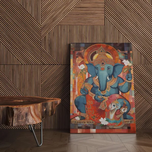 Multicolour_Ganesha_Wall_Painting_For_Wall_Decoration_Canvas_Wall_Painting_For_Home_Decor,_Living_Room,_Bedroom,_Office_Hotel_(22X34_Inch_Ch-Gn8)