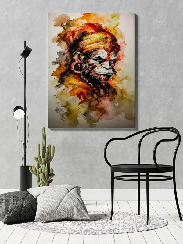 Multicolour_Hanuman_Wall_Painting_For_Wall_Decoration_Canvas_Wall_Painting_For_Home_Decor,_Living_Room,_Bedroom,_Office_Hotel_(22X34_Inch_Ch-Hm1)