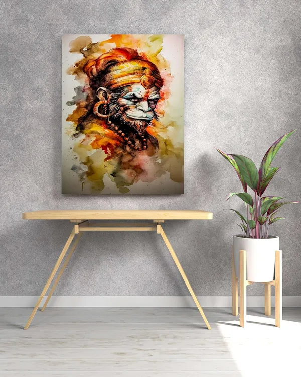 Multicolour_Hanuman_Wall_Painting_For_Wall_Decoration_Canvas_Wall_Painting_For_Home_Decor,_Living_Room,_Bedroom,_Office_Hotel_(22X34_Inch_Ch-Hm1)