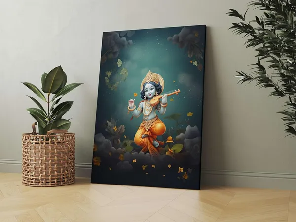 Multicolour_Radha_Krishna_Wall_Painting_For_Wall_Decoration_Canvas_Wall_Painting_For_Home_Decor,_Living_Room,_Bedroom,_Office_Hotel_(22X34_Inch_Ch-Kr13)