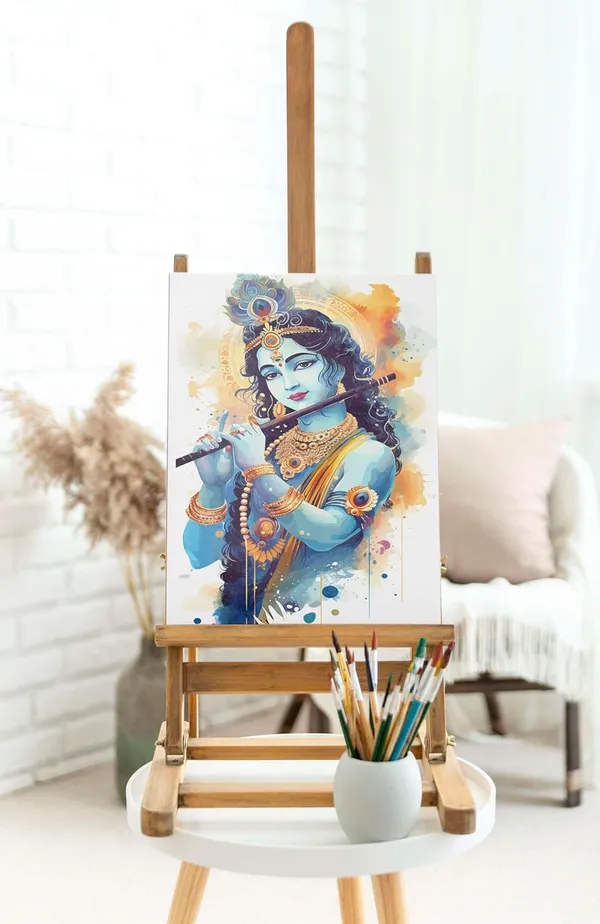 Multicolour_Radha_Krishna_Wall_Painting_For_Wall_Decoration_Canvas_Wall_Painting_For_Home_Decor,_Living_Room,_Bedroom,_Office_Hotel_(22X34_Inch_Ch-Kr4)