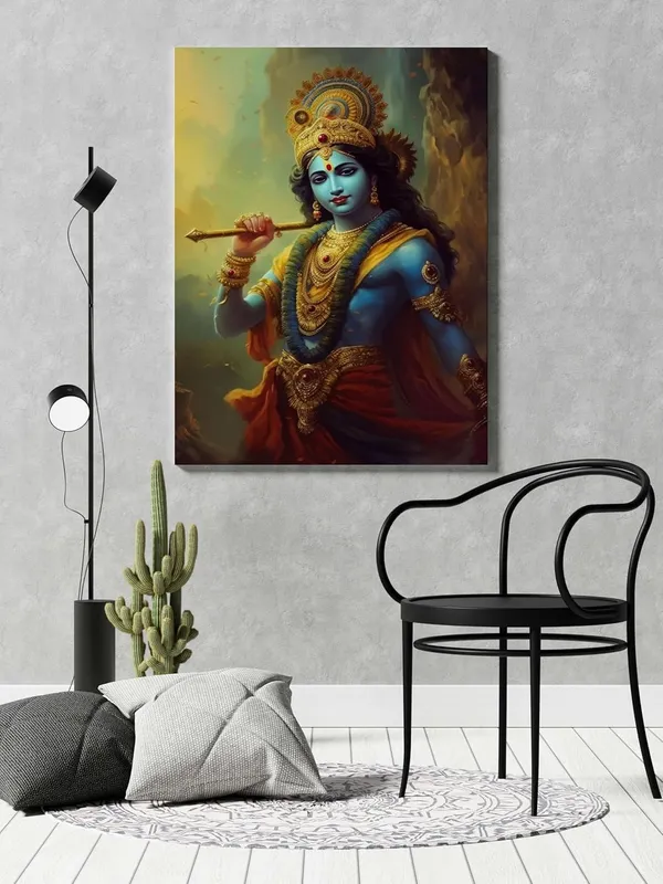 Multicolour_Radha_Krishna_Wall_Painting_For_Wall_Decoration_Canvas_Wall_Painting_For_Home_Decor,_Living_Room,_Bedroom,_Office_Hotel_(22X34_Inch_Ch-Kr6)