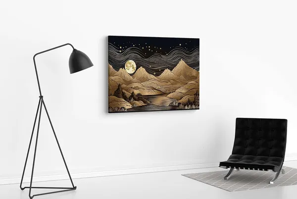 Multicolour_Morden_Art_Painting_For_Wall_Decoration_With_Frame_Canvas_Painting_For_Living_Room_Bedroom_Home_Office_&_Hotels_(34_Inch_X_22_Inch_Ch-Ma-Ldp38)