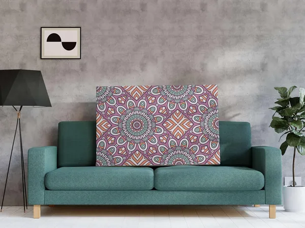 Multicolour_Mandala_Art_Painting_For_Wall_Decoration_With_Frame_Canvas_Painting_For_Living_Room_Bedroom_Home_Office_&_Hotels_(34_Inch_X_22_Inch_Ch-Mp-Ldp10)