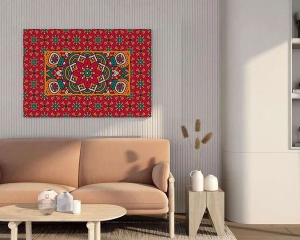 Multicolour_Mandala_Art_Painting_For_Wall_Decoration_With_Frame_Canvas_Painting_For_Living_Room_Bedroom_Home_Office_&_Hotels_(34_Inch_X_22_Inch_Ch-Mp-Ldp13)