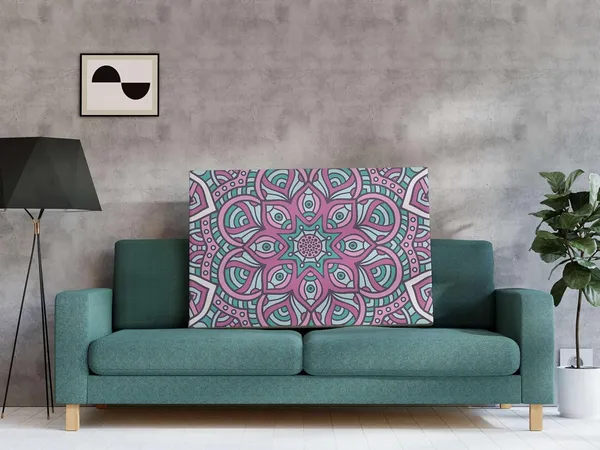 Multicolour_Mandala_Art_Painting_For_Wall_Decoration_With_Frame_Canvas_Painting_For_Living_Room_Bedroom_Home_Office_&_Hotels_(34_Inch_X_22_Inch_Ch-Mp-Ldp15)