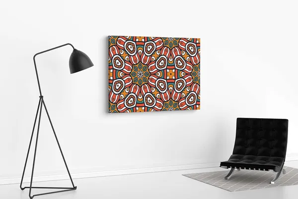 Multicolour_Mandala_Art_Painting_For_Wall_Decoration_With_Frame_Canvas_Painting_For_Living_Room_Bedroom_Home_Office_&_Hotels_(34_Inch_X_22_Inch_Ch-Mp-Ldp23)