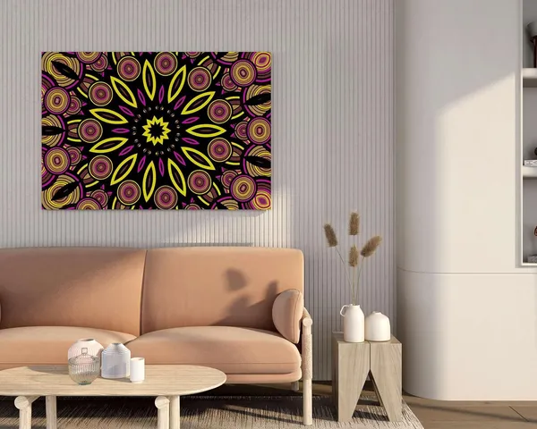 Multicolour_Mandala_Art_Painting_For_Wall_Decoration_With_Frame_Canvas_Painting_For_Living_Room_Bedroom_Home_Office_&_Hotels_(34_Inch_X_22_Inch_Ch-Mp-Ldp3)