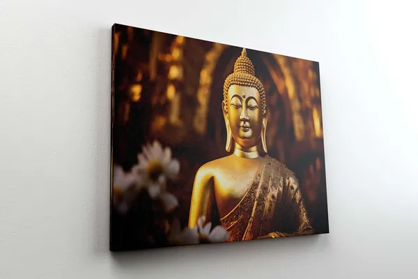 Multicolour_Buddha_Paintings_For_Wall_Decoration_With_Frame_Canvas_Painting_For_Living_Room_Bedroom_Home_Office_&_Hotels_(34_Inch_X_22_Inch_Ch-Bd-Ldp12)