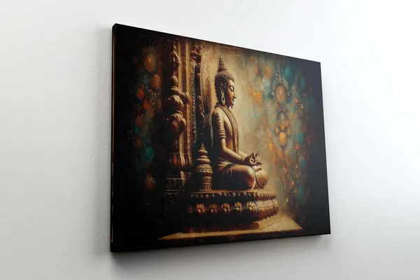 Multicolour_Buddha_Paintings_For_Wall_Decoration_With_Frame_Canvas_Painting_For_Living_Room_Bedroom_Home_Office_&_Hotels_(34_Inch_X_22_Inch_Ch-Bd-Ldp17)