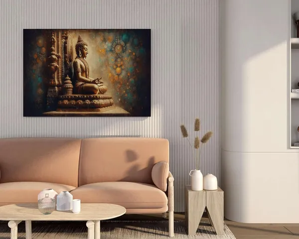 Multicolour_Buddha_Paintings_For_Wall_Decoration_With_Frame_Canvas_Painting_For_Living_Room_Bedroom_Home_Office_&_Hotels_(34_Inch_X_22_Inch_Ch-Bd-Ldp17)