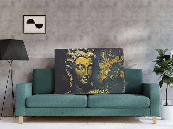 Multicolour_Buddha_Paintings_For_Wall_Decoration_With_Frame_Canvas_Painting_For_Living_Room_Bedroom_Home_Office_&_Hotels_(34_Inch_X_22_Inch_Ch-Bd-Ldp2)