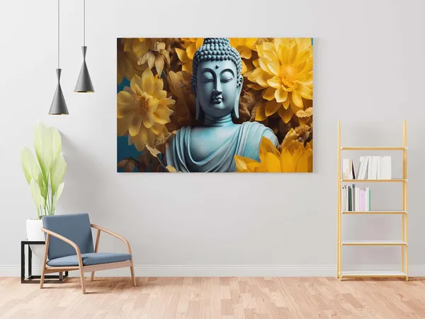 Multicolour_Buddha_Paintings_For_Wall_Decoration_With_Frame_Canvas_Painting_For_Living_Room_Bedroom_Home_Office_&_Hotels_(34_Inch_X_22_Inch_Ch-Bd-Ldp6)