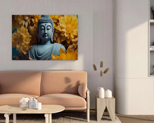 Multicolour_Buddha_Paintings_For_Wall_Decoration_With_Frame_Canvas_Painting_For_Living_Room_Bedroom_Home_Office_&_Hotels_(34_Inch_X_22_Inch_Ch-Bd-Ldp6)