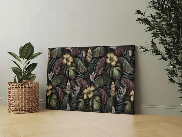 Multicolour_Flower_Paintings_For_Wall_Decoration_With_Frame_Canvas_Painting_For_Living_Room_Bedroom_Home_Office_&_Hotels_(34_Inch_X_22_Inch_Ch-Flw-Ldp15)